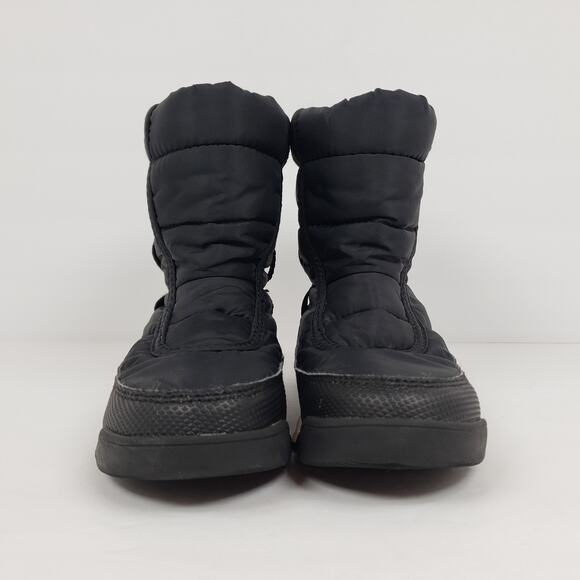 Sorel Whitney II Puffy Mid Toddler Size 11 Black Pull On Snow Boots NC3873-010 - Picture 6 of 10